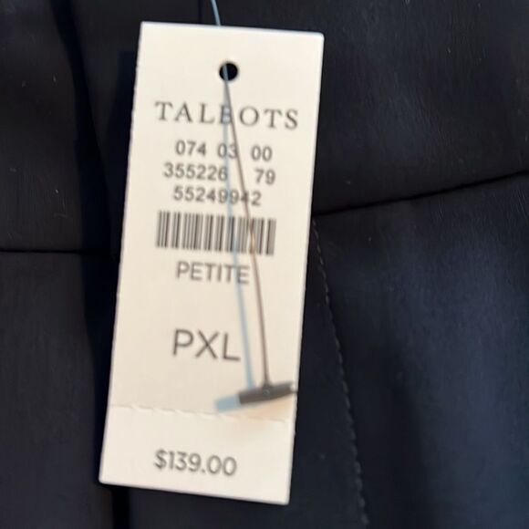 TALBOTS T BY TALBOTS black pants. Petite extra large. New with tags. - Picture 3 of 8